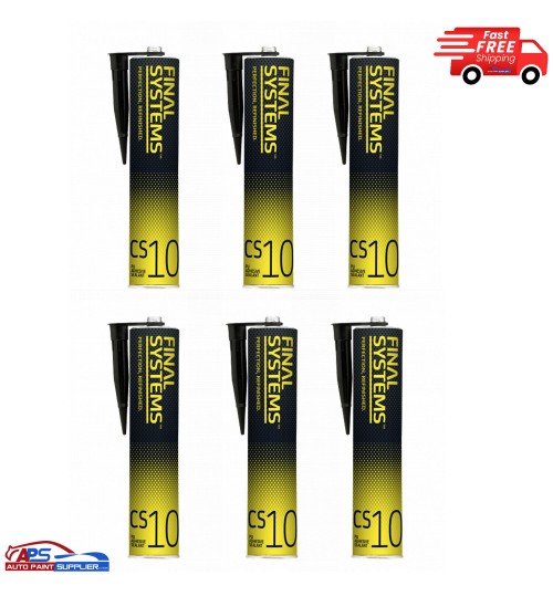 6x CS10B Final Systems Perfections Refinished PU Adhesive Sealant 300ml